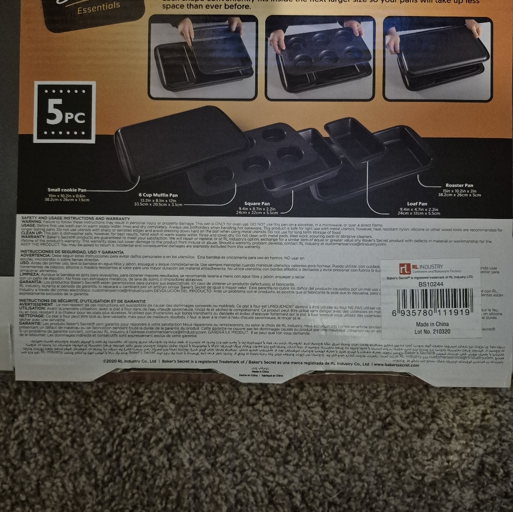 NWT 5 Piece Baking Set - Picture 5 of 6